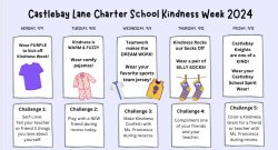 Kindness Week Schedule